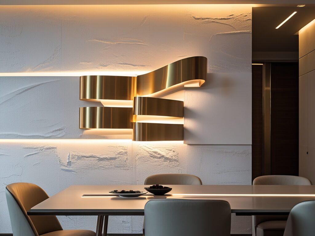 modern dining room wall design lamps