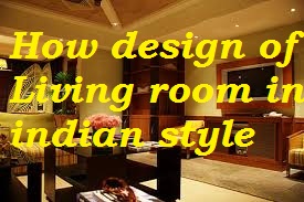 Design of living room in small space in indian style