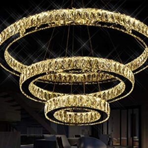 Swanart 8510-600 c 72 Watts Circular Pendant Light, Multicolour-Crystal