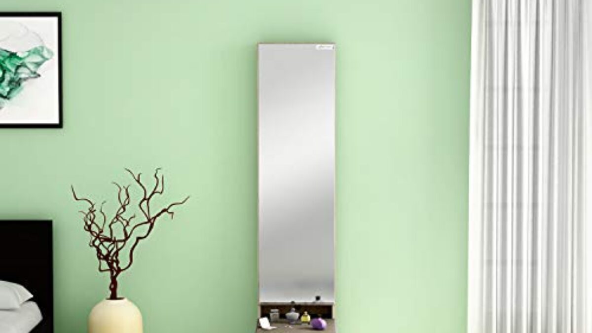 Amazon.com: ECACAD 2 in 1 Full Length Mirror Wall Mounted with Shelves,  Full Body Dressing Mirror, Versatile Coat Rack with Sliding Mirror for  Entryway, Bedroom, White (15.7