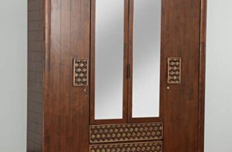 wardrobe design with mirror for bedroom