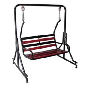 Kaushalendra brand 2 Seater iron Metal Swing Jhula for Indoor Outdoor Home with Stand 300 kg load Capacity