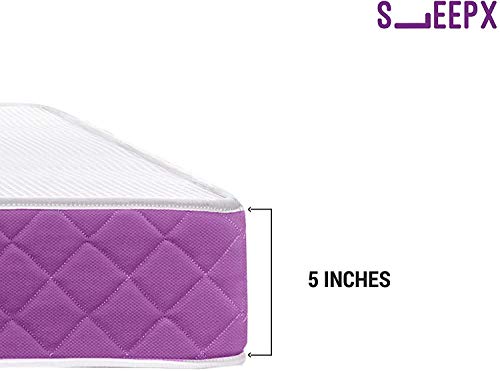 Sleepx Orthopedic Memory Foam 5 inch King Size Mattress