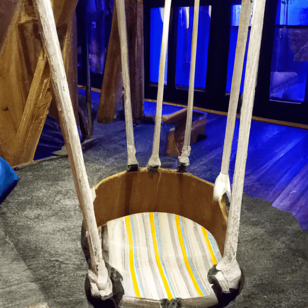 wooden swing for adults