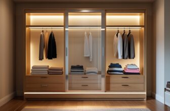 3 door modern almirah design