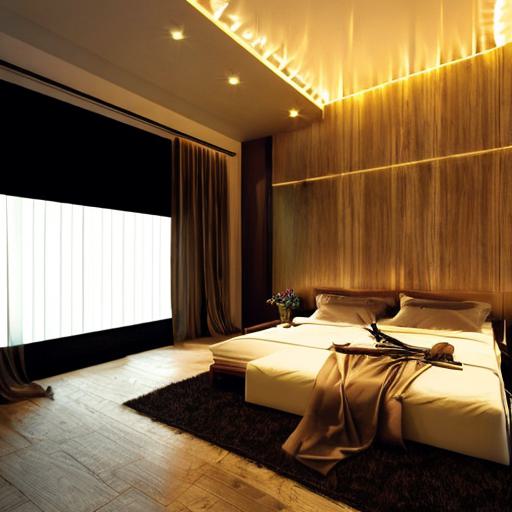 Create a Romantic lighting atmosphere for your bedroom