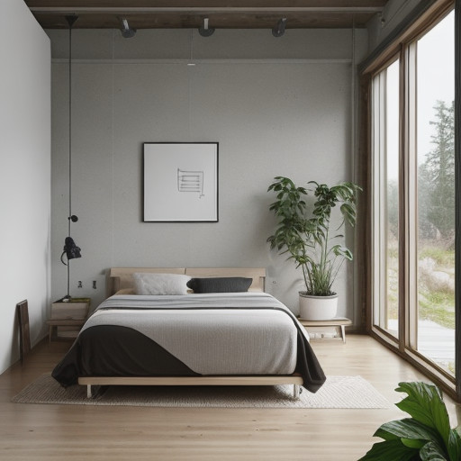 natural light comes in Sustainable and eco-friendly bedroom decor