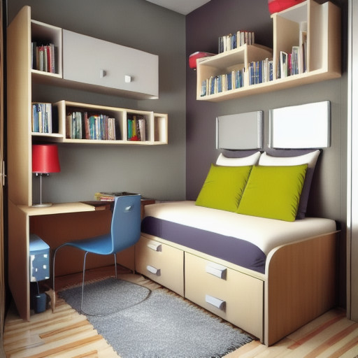 Indian small space bedroom solutions small bed under storage