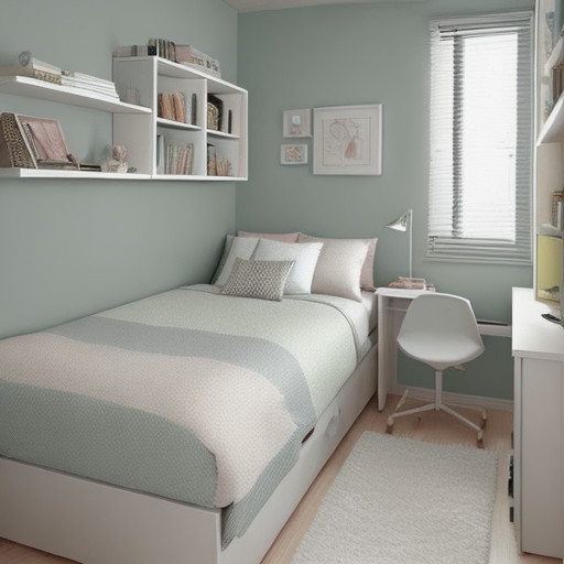 Light color palette for Indian small space bedroom solutions
