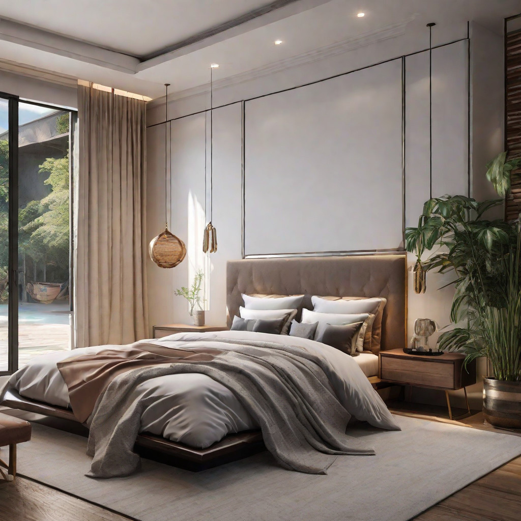 bedroom bed placement according to feng shui rule