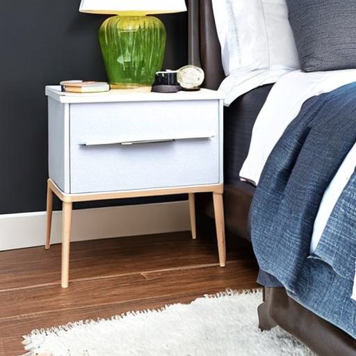 side table Creative storage solutions for bedrooms