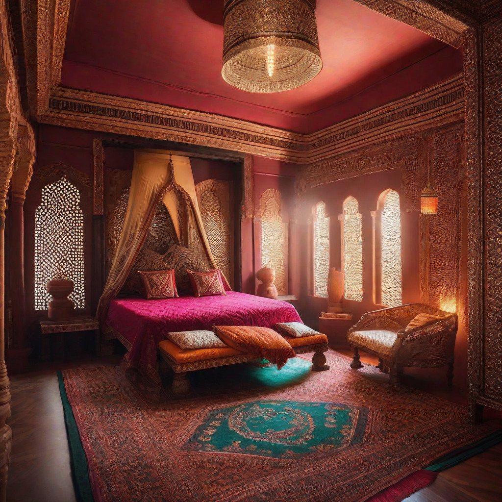Rajasthani-inspired bedroom decor online ideas