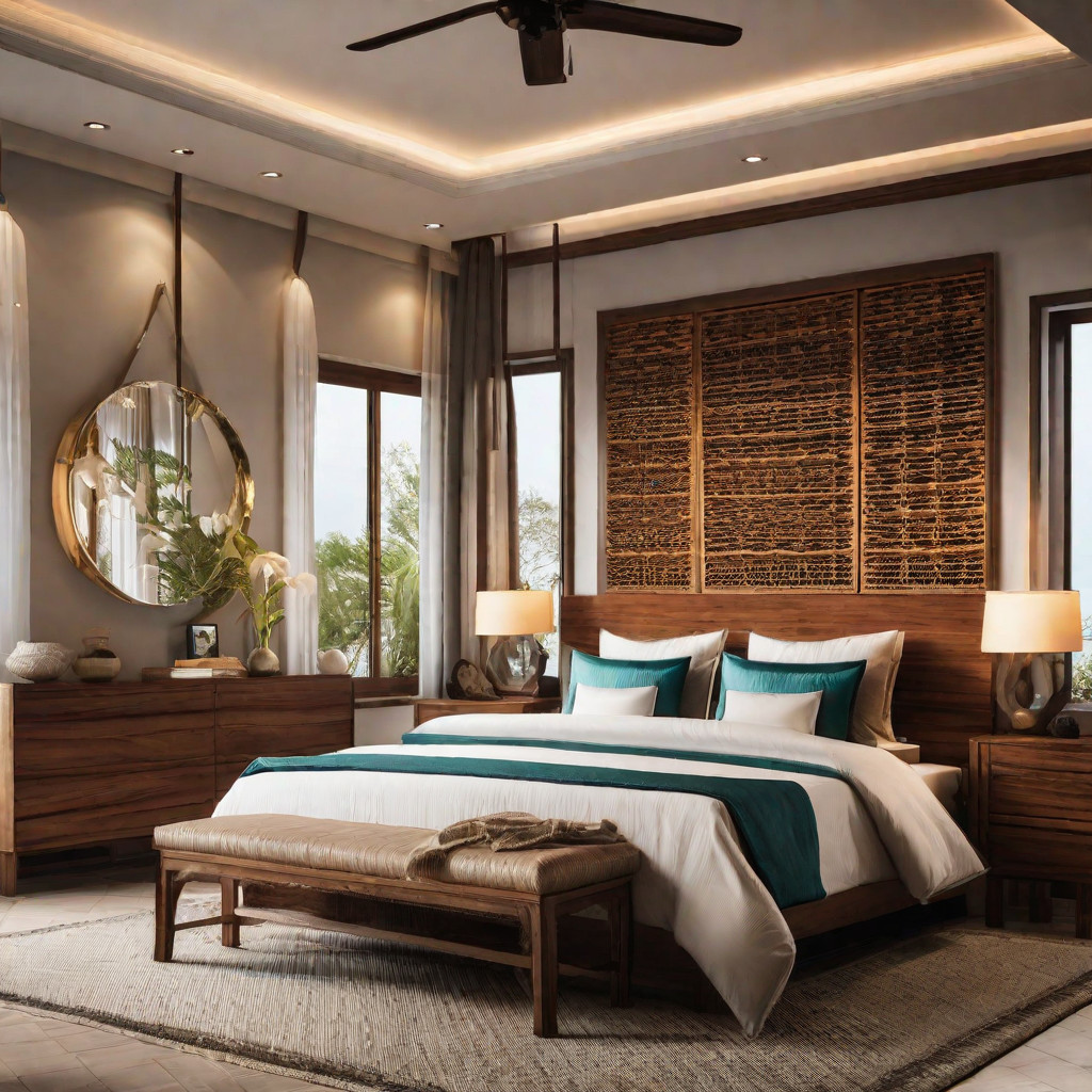 unique coastal-themed bedroom design in India