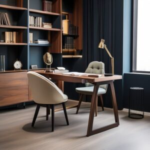 Study table with chair design