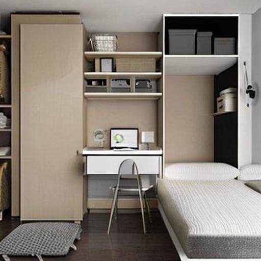 bedroom organization in small space