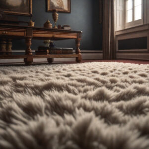 a soft floor carpet