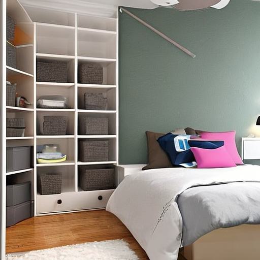wall shelf for budget friendly bedroom makeover