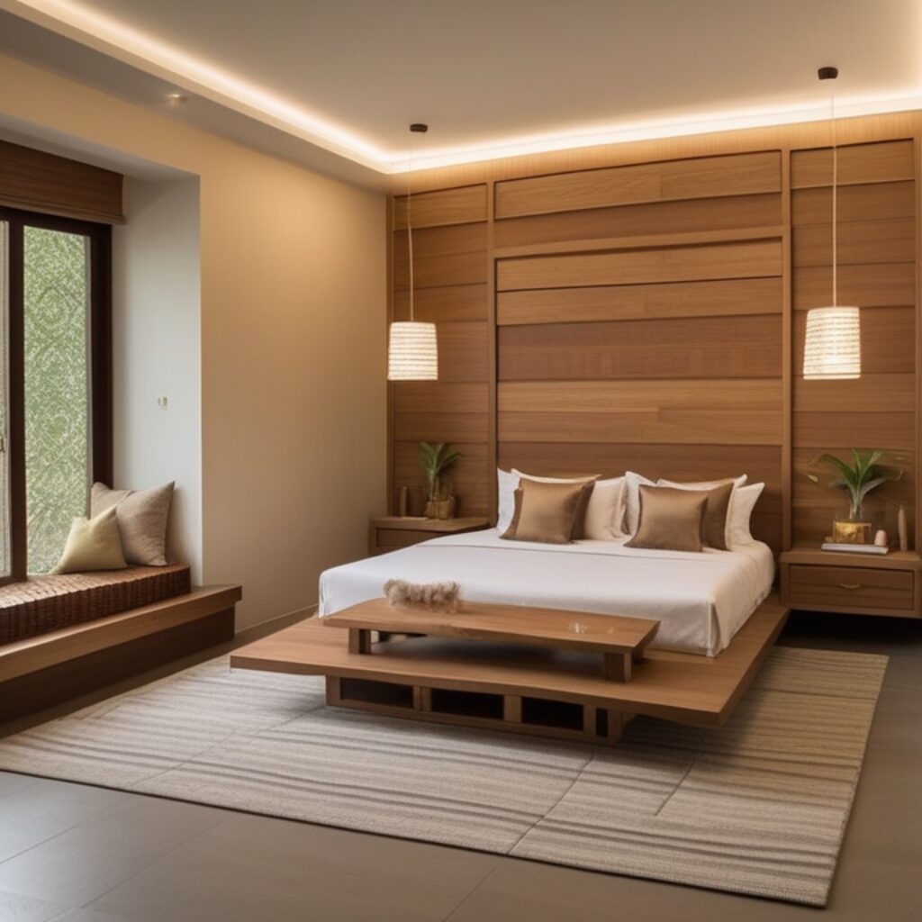 Incorporating Sustainable and Eco-Friendly Materials for Modern Minimalist Indian Bedroom Design