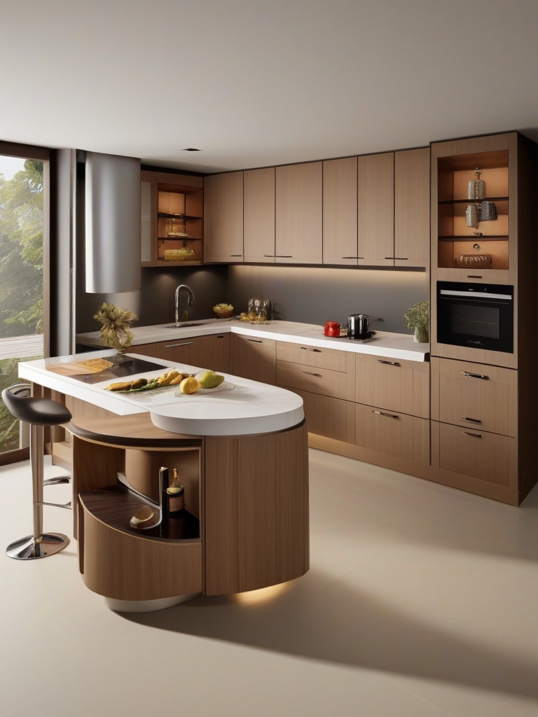 Island modular Kitchen Design