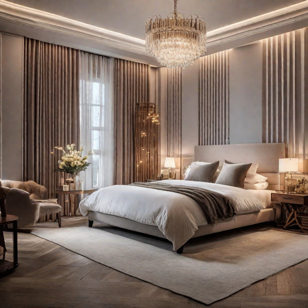 Incorporating Dimmers in a romantic bedroom Lighting ideas