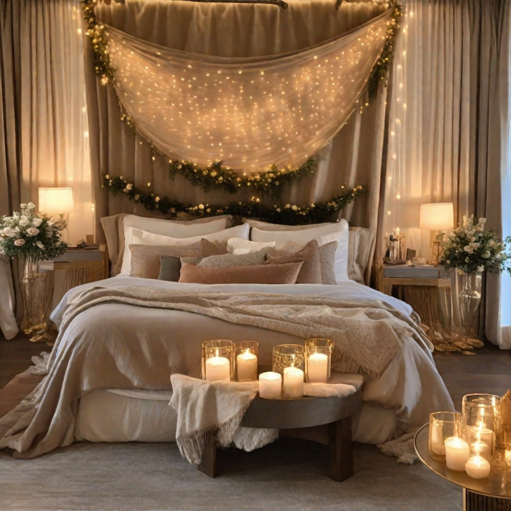 romantic bedroom lighting ideas