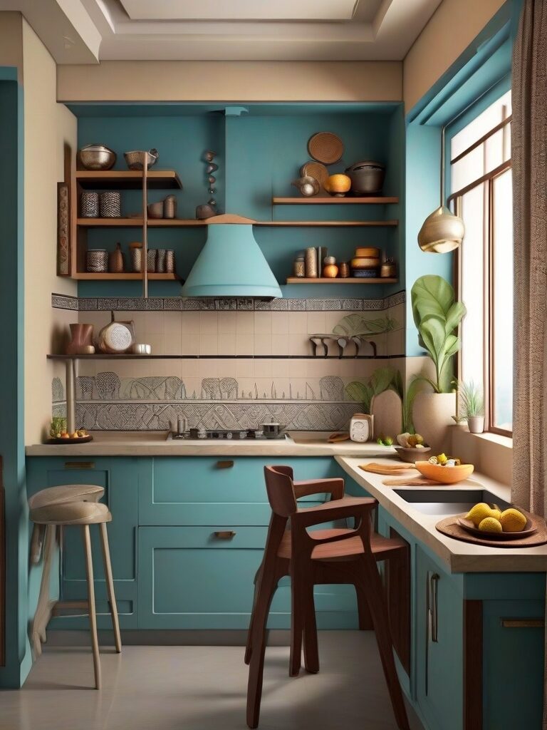 Small kitchen interior design in India