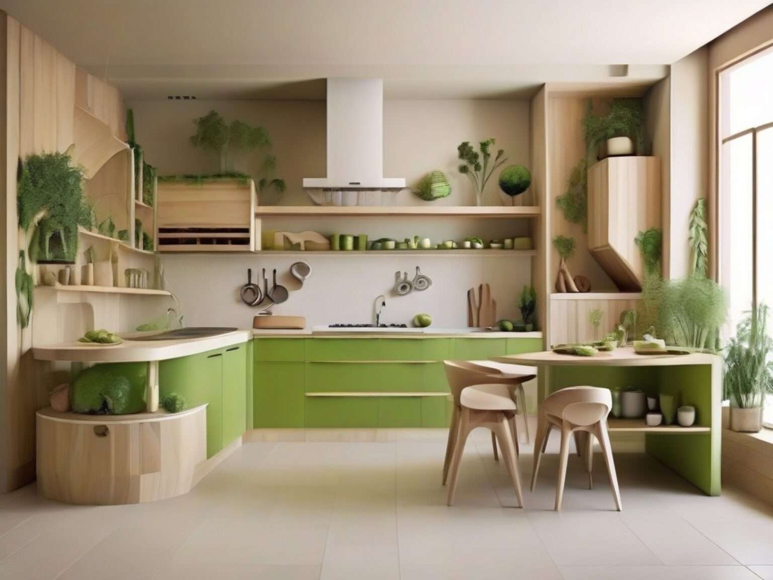 EcoFriendly Sustainable Kitchen Decor ideas in India ShopinRoom