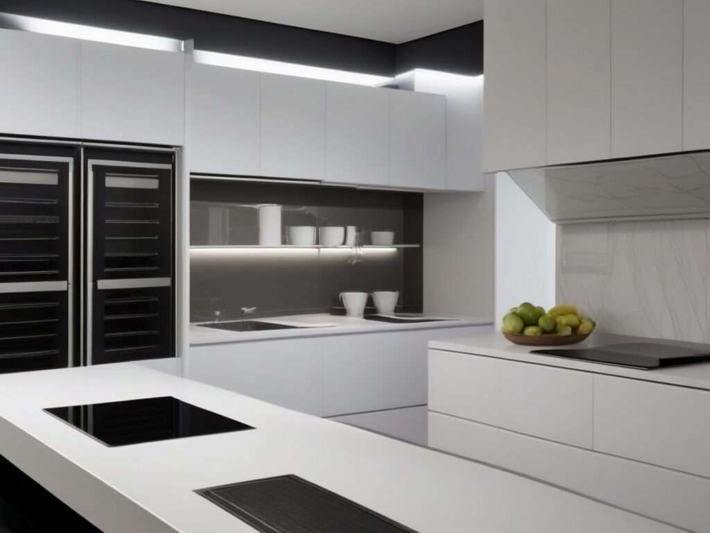 Space saving concept for small kitchen