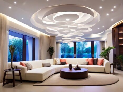 7 Stunning Pop Fall Ceiling Design for Your Sitting Room - ShopinRoom