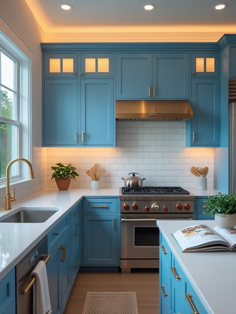 Hardware and Finishes of Kitchen Cabinet For Coloring: Completing the Look
