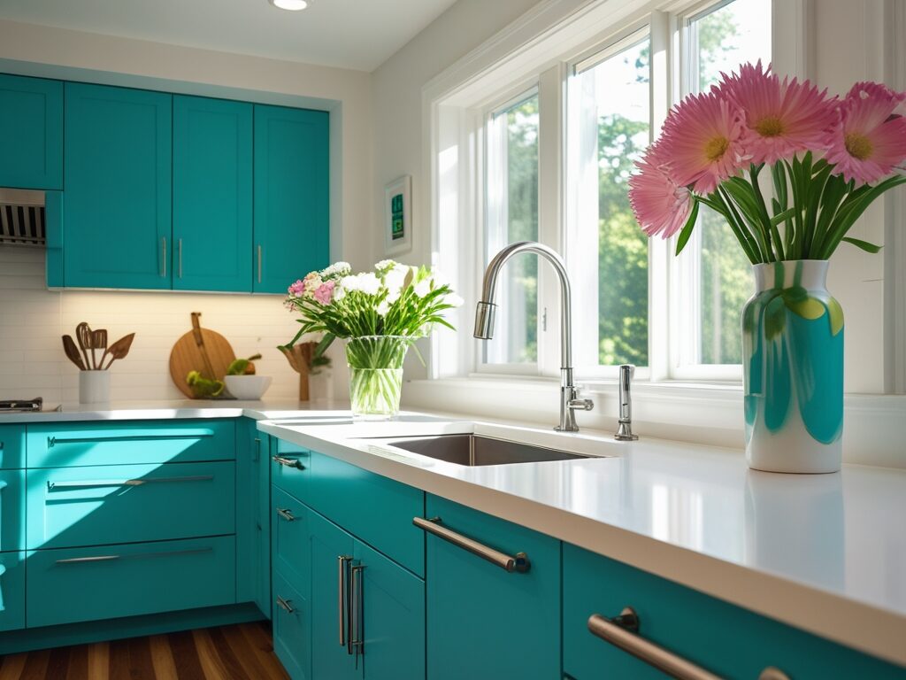 Transform your kitchen with right cabinet color
