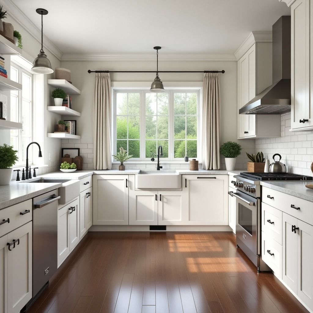 Classic White Kitchen Cabinets: Timeless Elegance