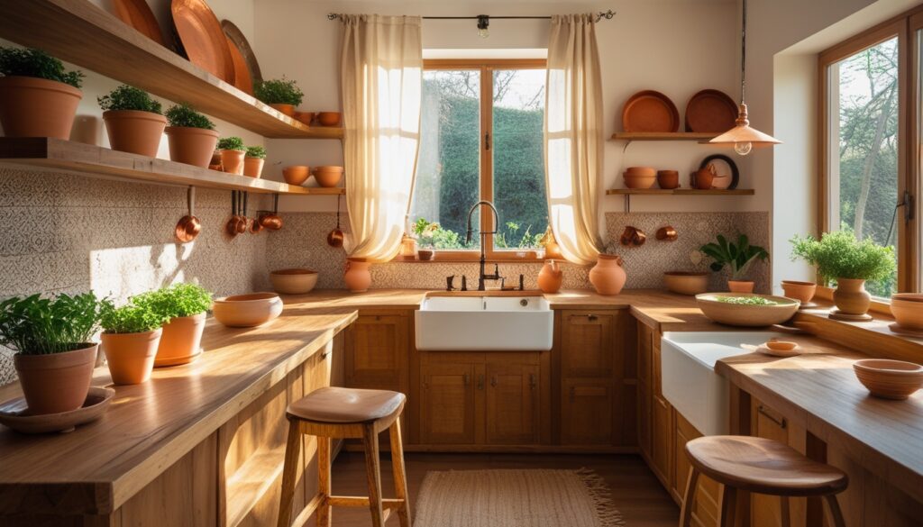Earthy Tones Color in Your Kitchen Cabinet: Embracing Nature