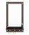 Anikaa Kia Engineered Wood Dressing Wall Mirrors/Wall Hanging Mirrors/Decorative Wall Mirror/Table for Bed Room/Wall Mounted Dressing Mirror for Living Room (Wenge) Unframed, Rectangular