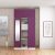 Slimline Steel 3 Door Wardrobe Purple in color by Godrej Interio