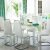 Home Centre Alaska compressed Wood Dining Table of 6 Seater White Without Chair