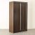 Home Centre Lewis Brown Engineered Wood Sliding 2 Door Wardrobe