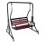 Kaushalendra brand 2 Seater iron Metal Swing Jhula for Indoor Outdoor Home with Stand 300 kg load Capacity