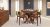 Krishna Wood Decor Standard Solid Wooden Sheesham Teak Wood Round Dining Table 4 Seater | Round Table with 4 Chairs | Teak Finis