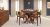 Krishna Wood Decor Standard Solid Wooden Sheesham Teak Wood Round Dining Table 4 Seater with 4 Chairs