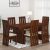 Mamta Decoration Sheesham Wood Dining Table Set with 6 Chair for Living Room (Teak Finish)