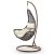 Single Seater Egg Design Portable Indoor Outdoor Rattan Patio Swing Chair with Stand by Universal Furniture Brand