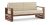 Urban Ladder Parsons Wooden Sofa 3 Seater – Teak Finish (Sandy Brown)