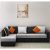 Woodcasa Urbanway Hardwood Polyester 6 Seater LHS L Shape Sofa Set